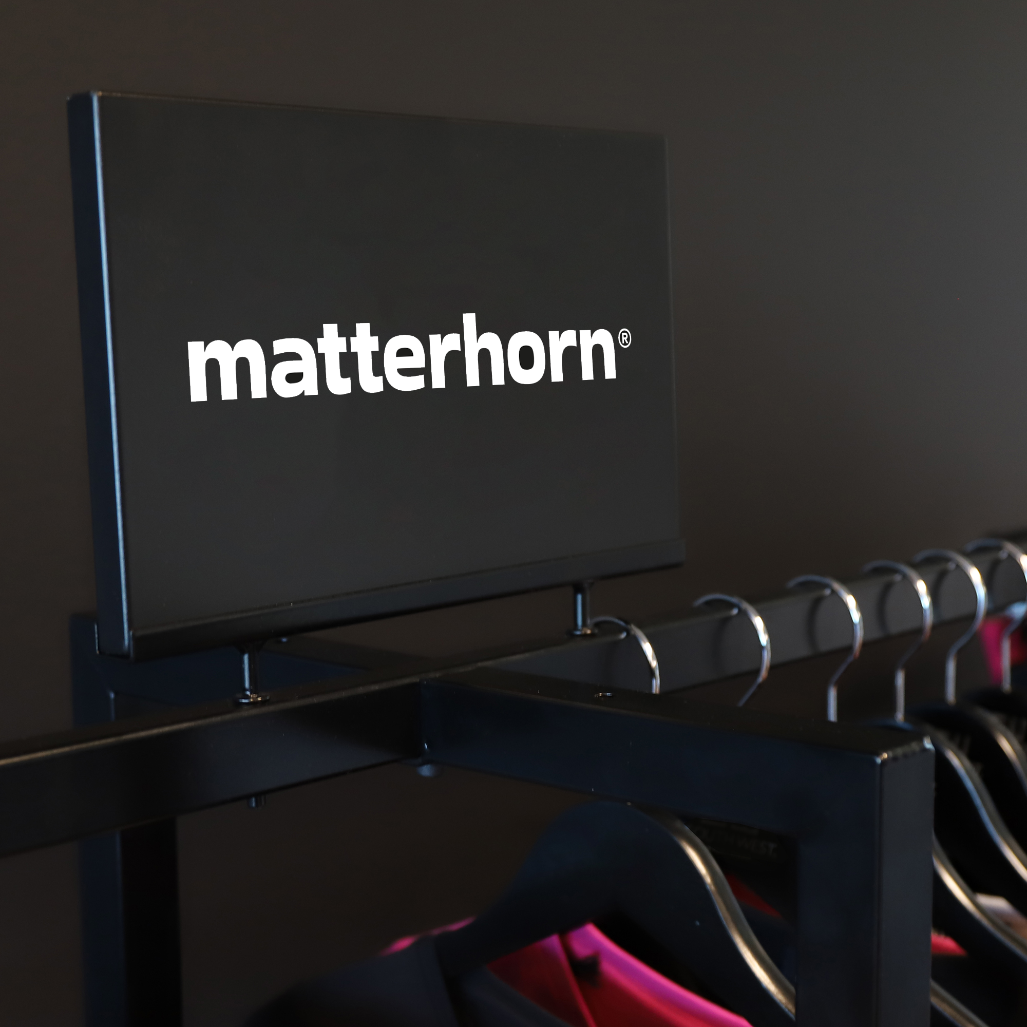 Garment Display Logo Sign