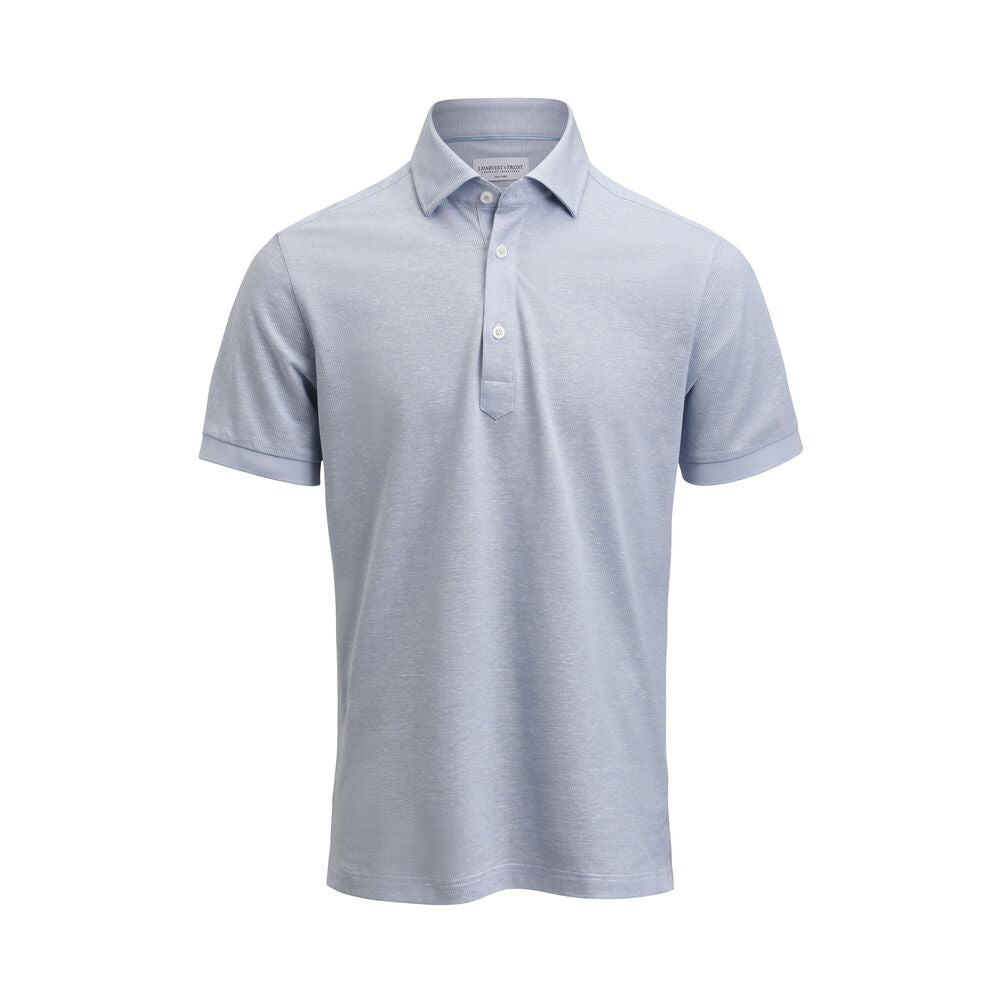 IB133 S/S Knitted Polo Tailored Fit M från J.Harvest & Frost