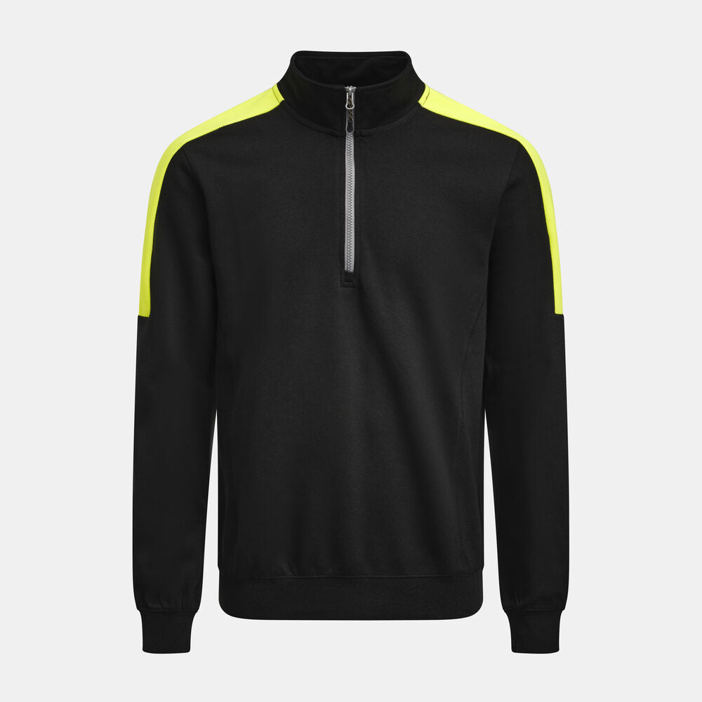 Ökad synbarhet Sweatshirt Half-zip Jobman - 5401 färgkod 9921