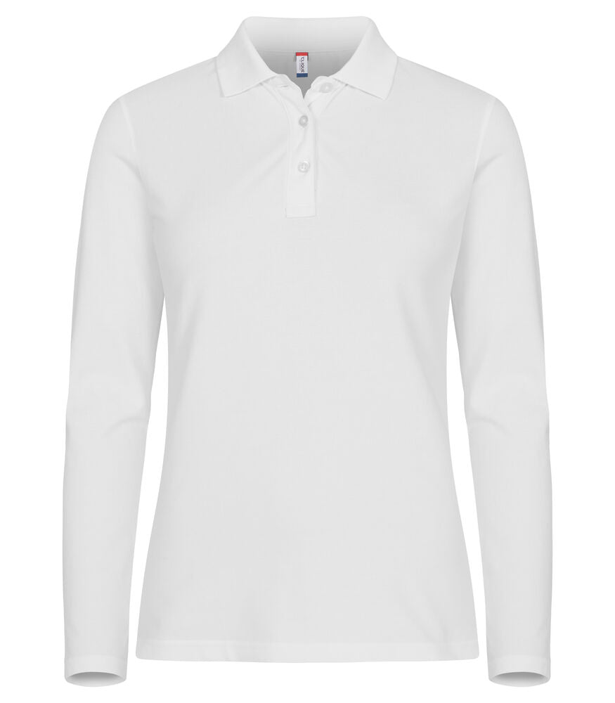 Stretch Premium Polo L/S Women 28263