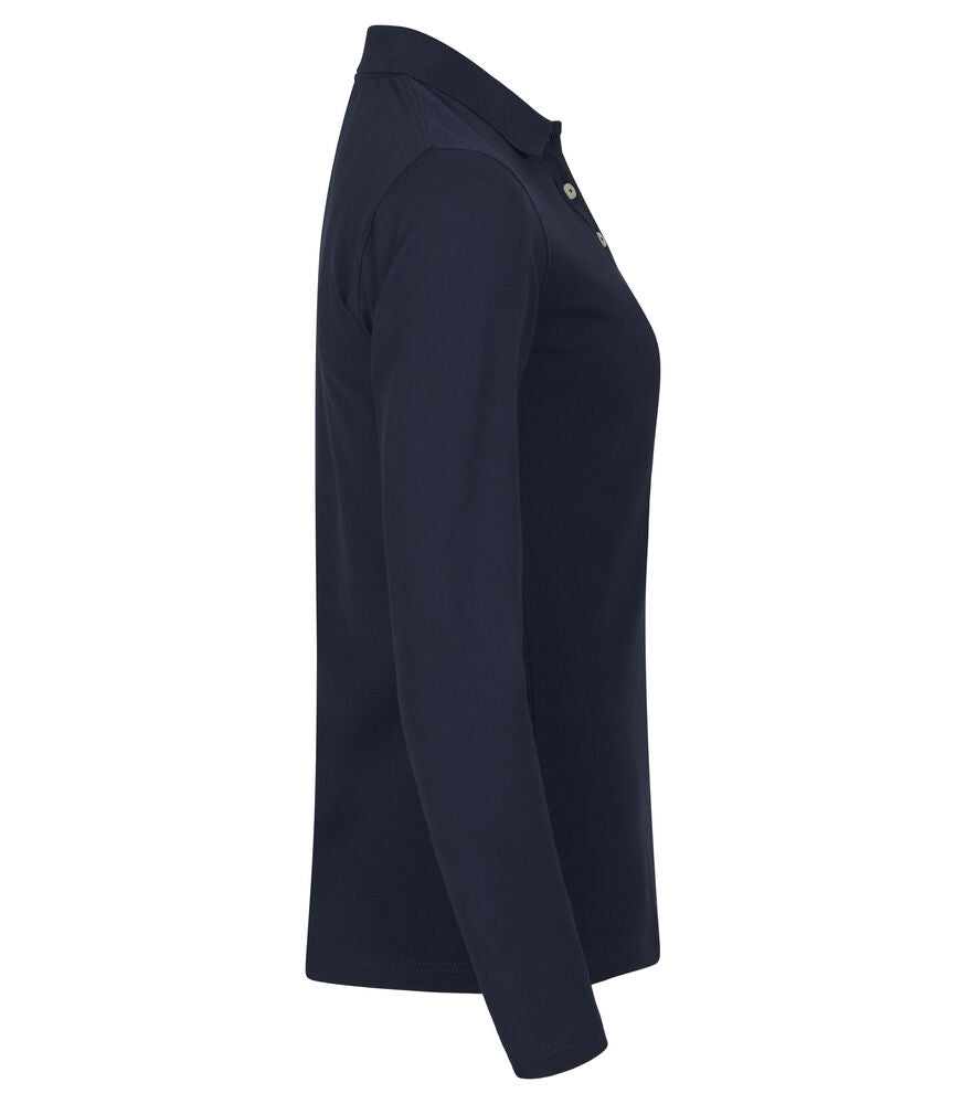 Stretch Premium Polo L/S Women 28263