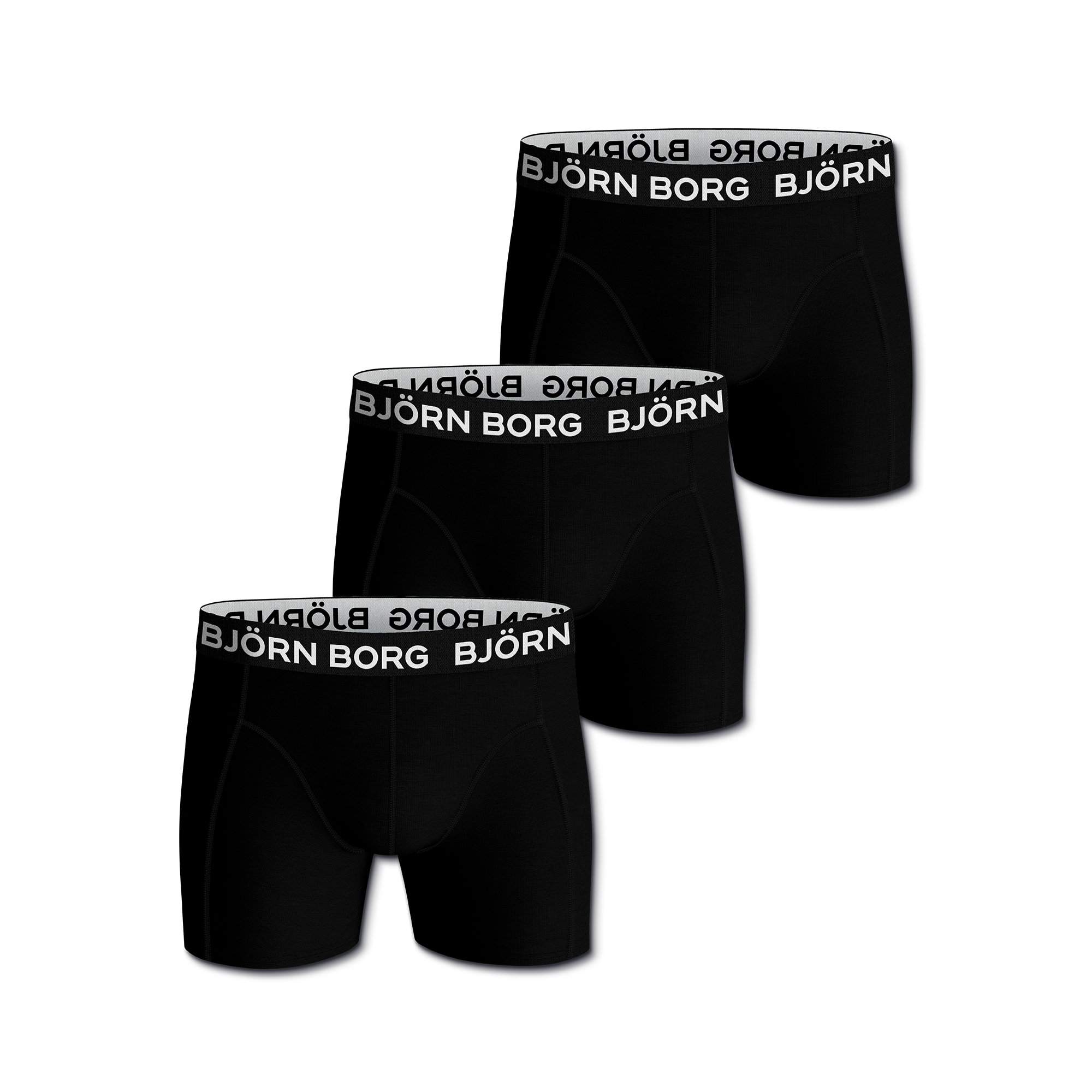 Boxer Solid 3-p Underwear