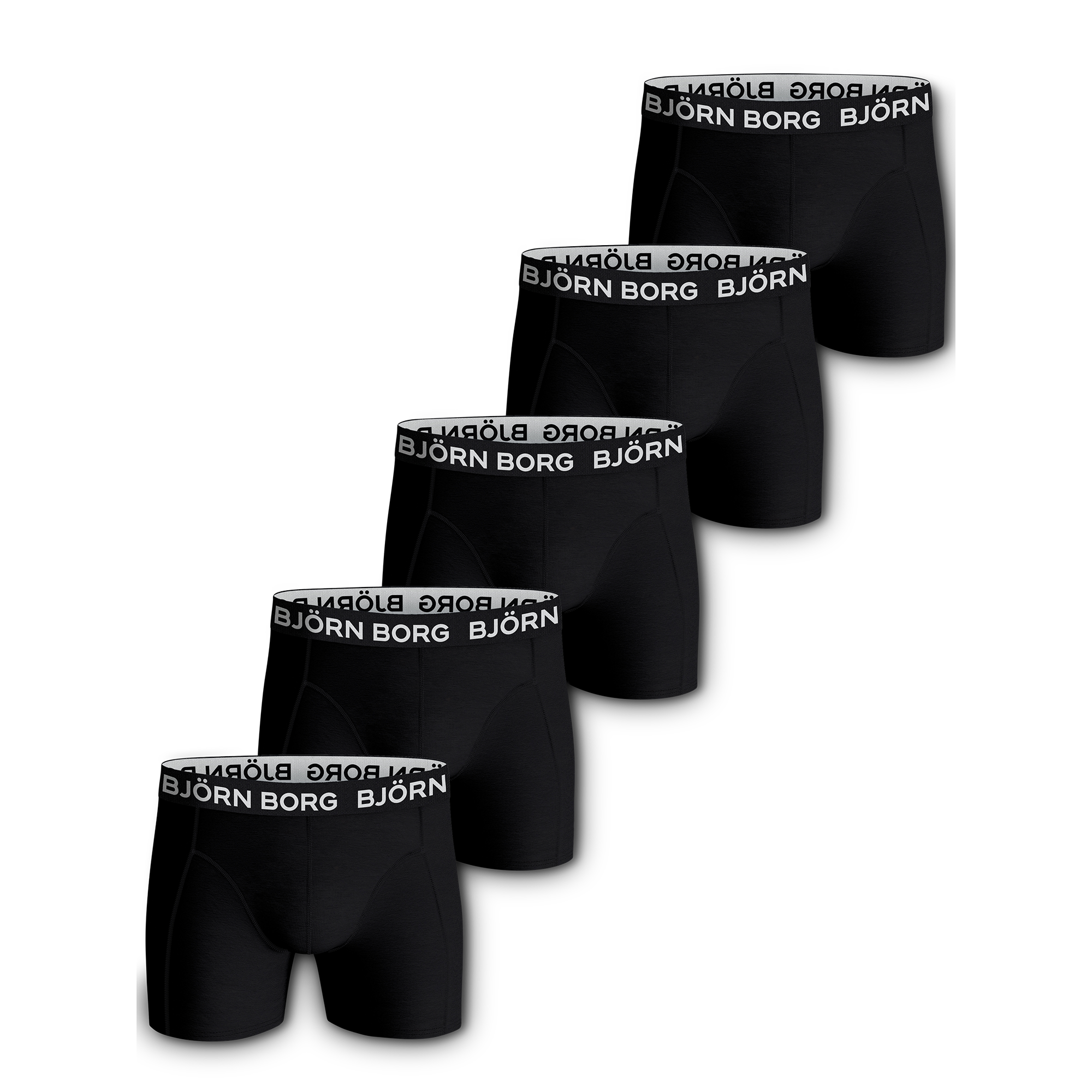 Boxer Solid 5-p Underwear