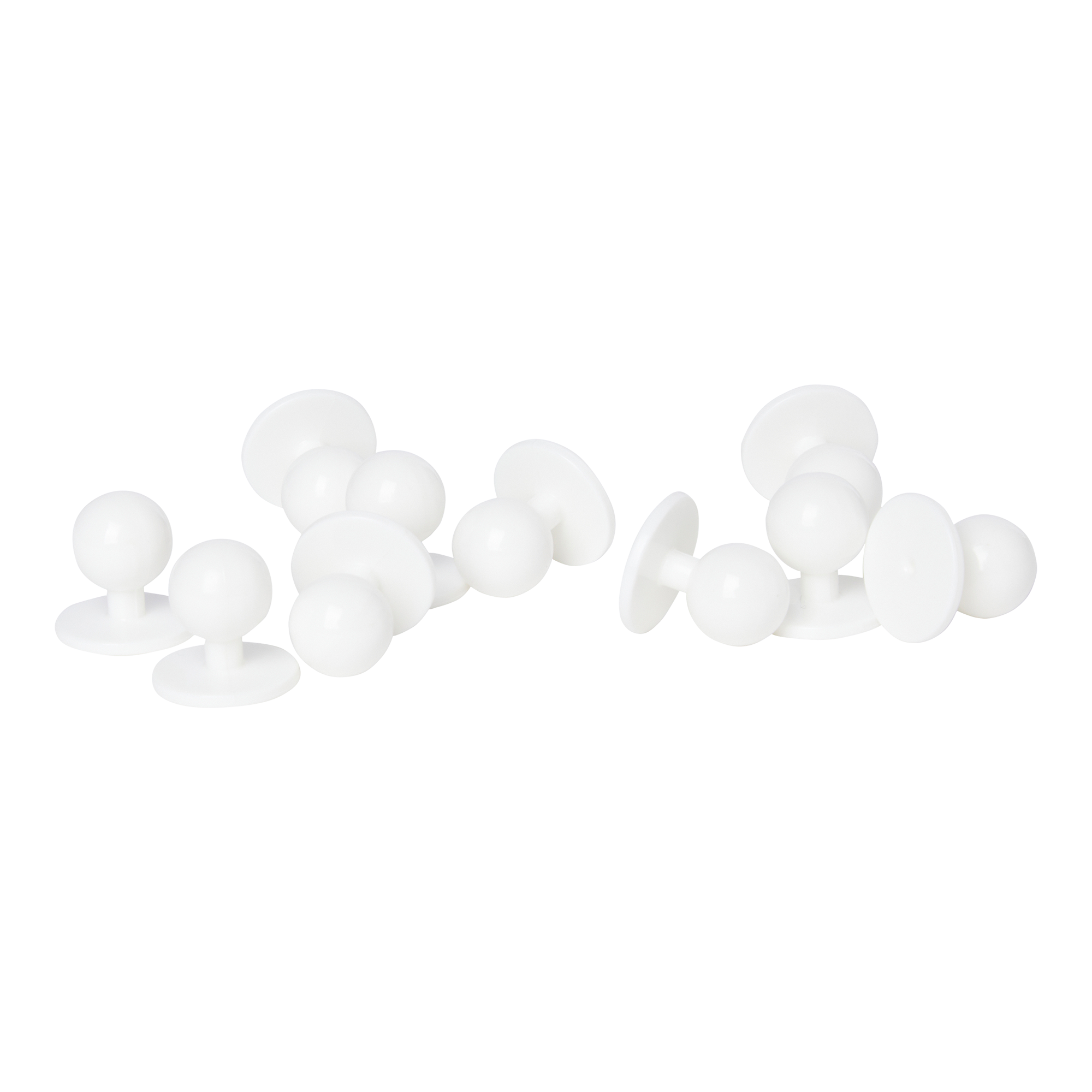 Stud buttons 10-pack