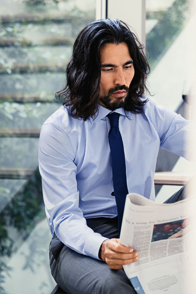 Tie Silk Oxford från J.Harvest & Frost