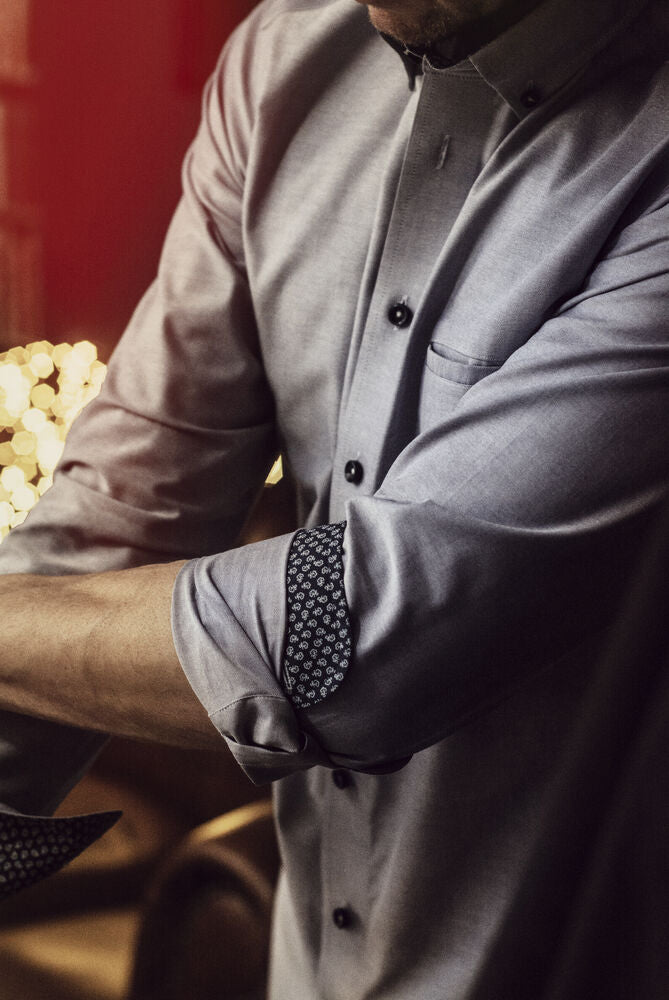 RB121 Oxford Stretch Slim från J.Harvest & Frost