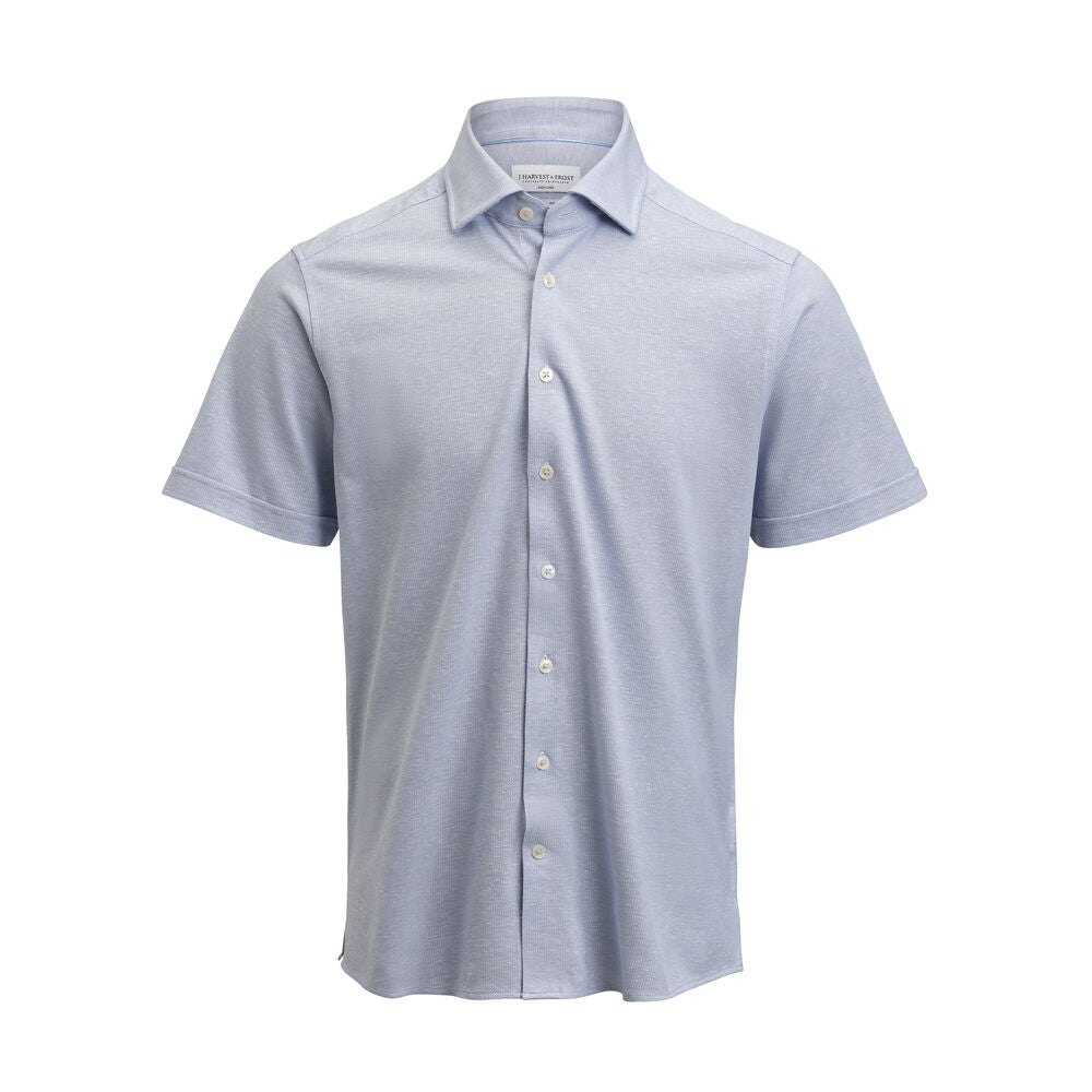 IB133 S/S Knitted Shirt Tailored Fit M från J.Harvest & Frost