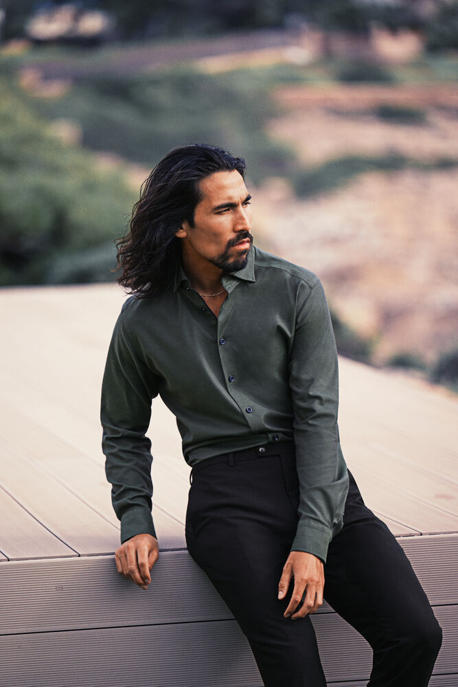 PB142 Oxford Stretch Slim från J.Harvest & Frost