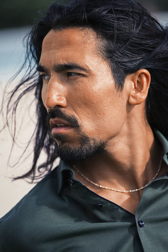 PB142 Oxford Stretch Slim från J.Harvest & Frost