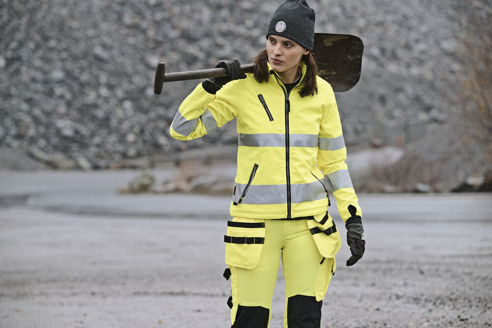 1210 Softshelljacka Dam Varsel från Jobman