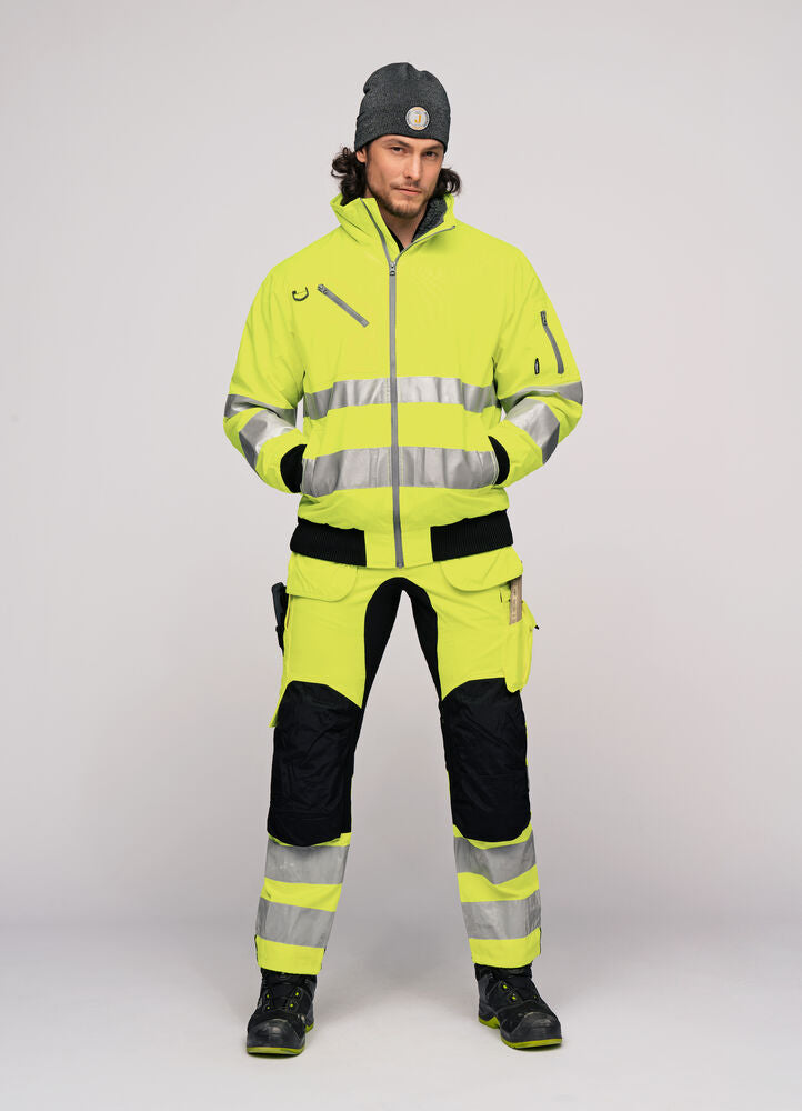 2240 Hantverksbyxa Stretch Varsel från Jobman