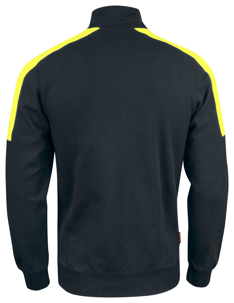 Ökad synbarhet Sweatshirt Half-zip Jobman - 5401 färgkod 9921