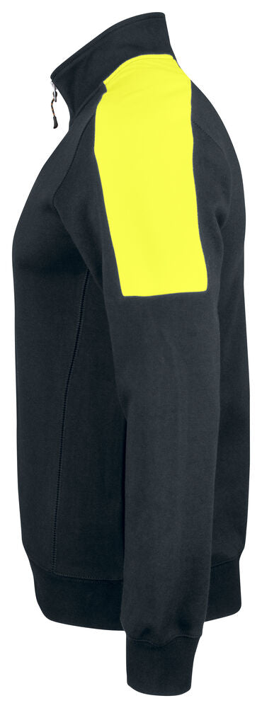 Ökad synbarhet Sweatshirt Half-zip Jobman - 5401 färgkod 9921