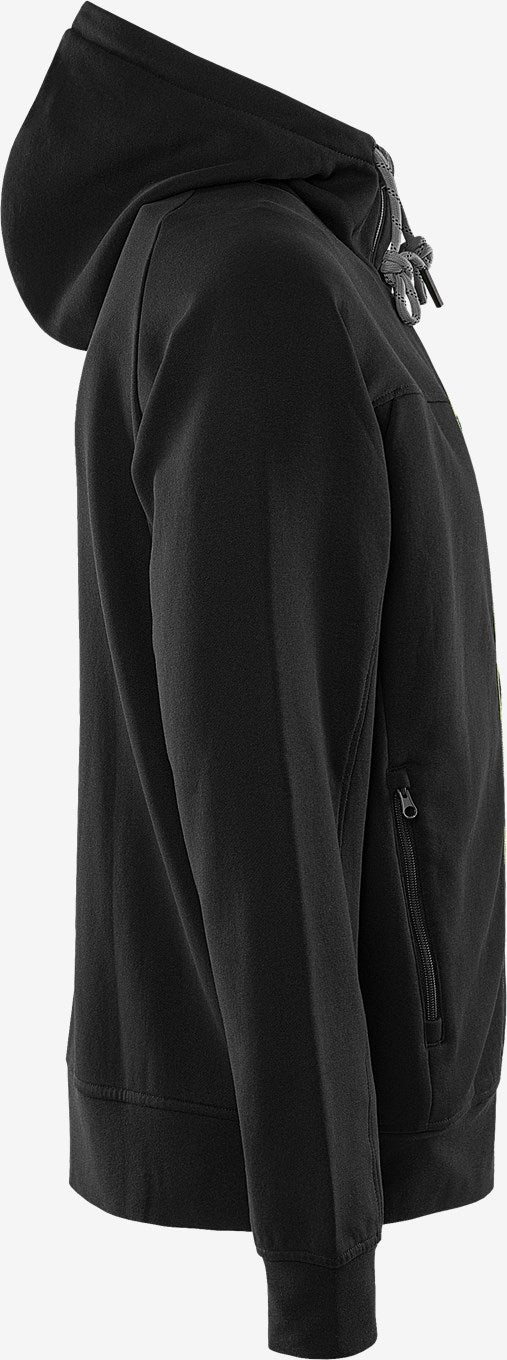 Sweetshirt-jacka med Huva UNISEX, FRISTADS 7550 GSM